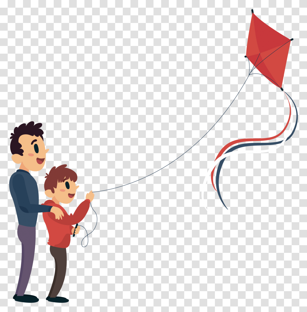 Collection Of Free Kite Drawing Happiness Download Flying Kites Clipart, Person, Human, Bow, People Transparent Png