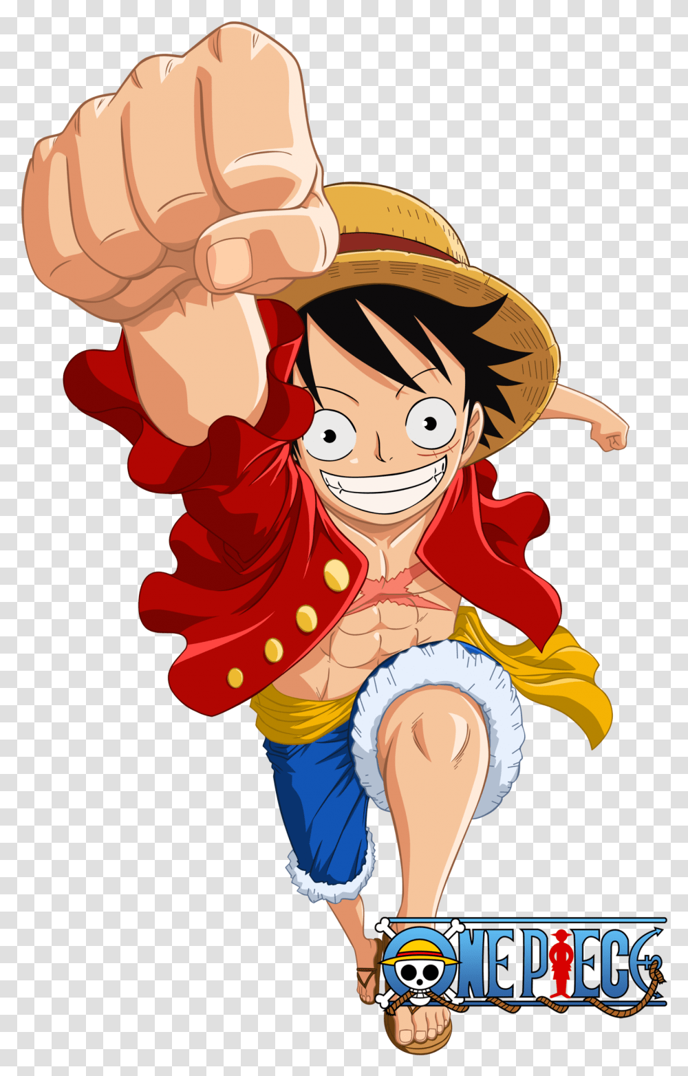 Collection Of Free Luffy Drawing Punch Download On One Piece Luffy Sticker, Person Transparent Png