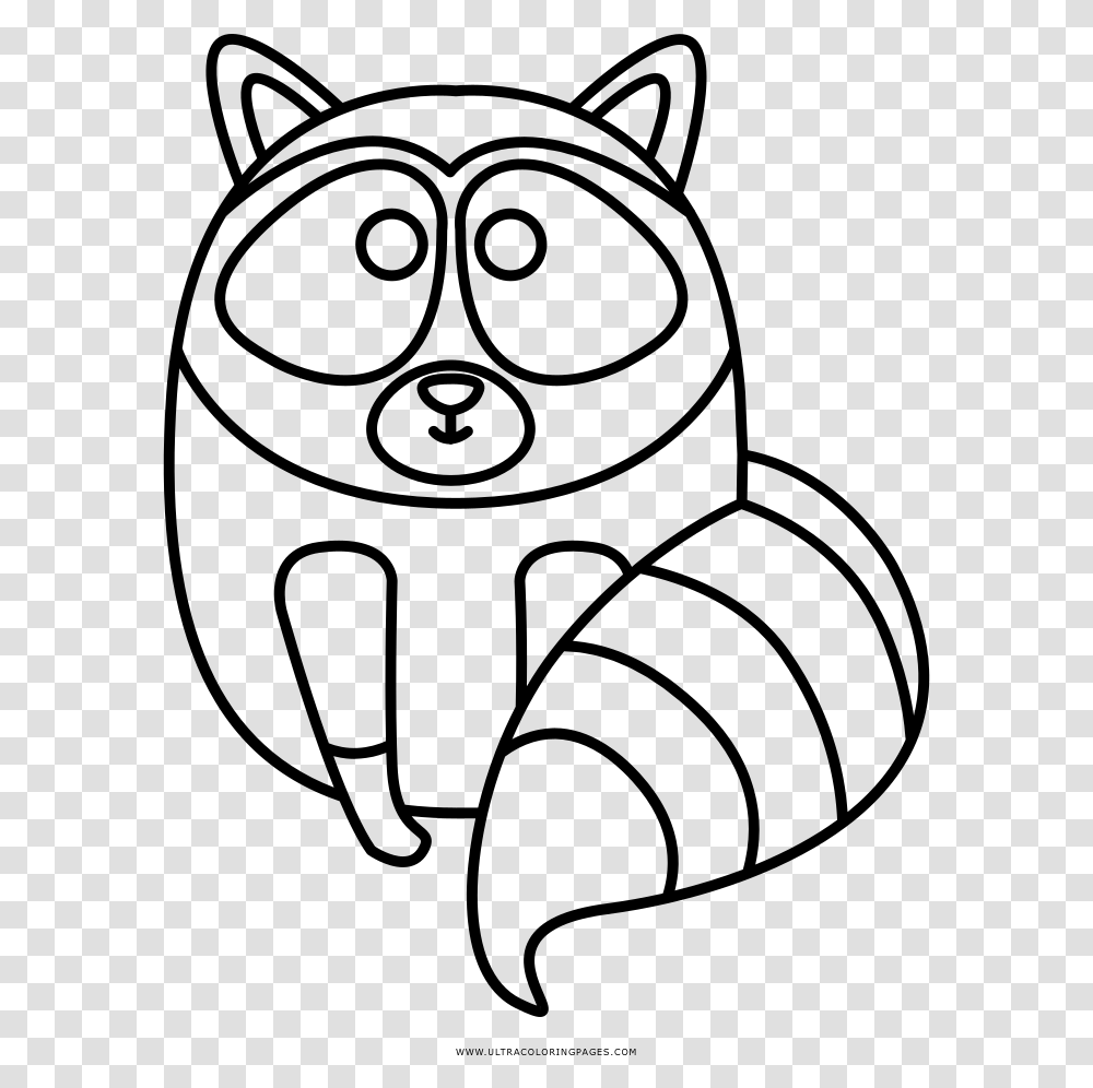 Collection Of Free Raccoon Drawing Easy Download On Line Art, Gray, World Of Warcraft Transparent Png