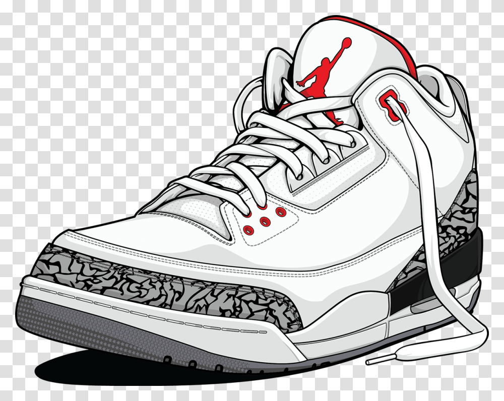 Collection Of Free Sneaker Drawing Cartoon On Ubisafe Jordan Shoes Cartoon, Footwear, Apparel, Running Shoe Transparent Png