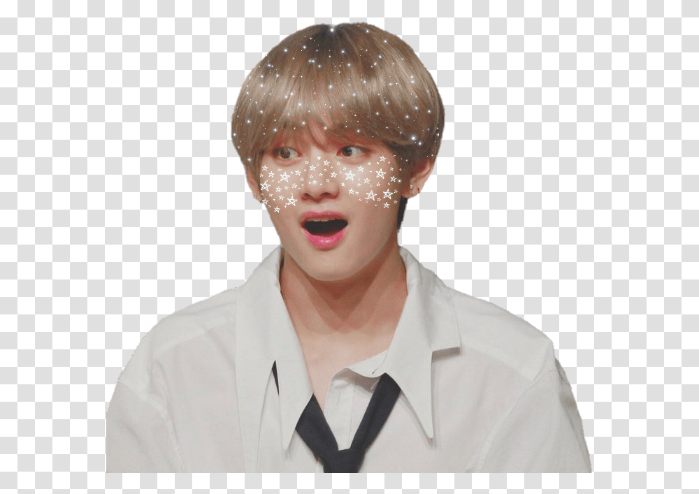 Collection Of Free Taehyung Sticker Sticker Taehyung Background, Face, Person, Human, Head Transparent Png