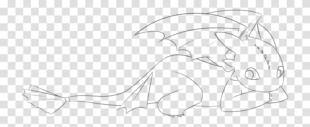 Collection Of Free Toothless Drawing Sketch Download Line Art, Nature, Astronomy, Outdoors, Outer Space Transparent Png