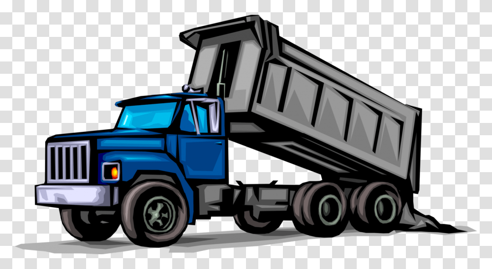 Collection Of Free Vector Truck Dump Dump Truck Vector, Wheel, Machine, Vehicle, Transportation Transparent Png