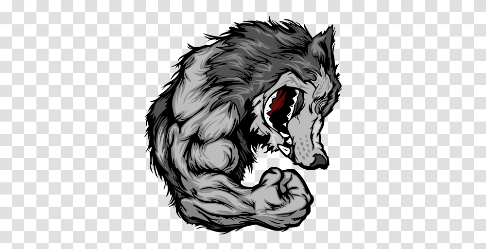 Collection Of Free Wolf Drawing Aggressive Download Werewolf 8 Plus Phone Cases, Animal, Mammal, Pet, Tiger Transparent Png