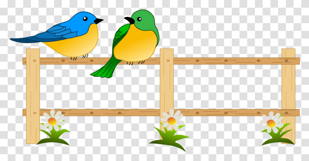 Collection Of Garden Wood Railing Clipart, Bird, Animal, Finch, Canary Transparent Png