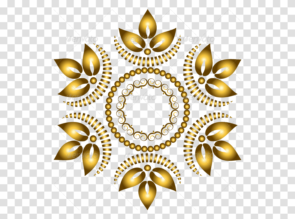 Collection Of Gold Patterned Borders And Items Portable Network Graphics, Chandelier, Lamp, Lighting, Diwali Transparent Png