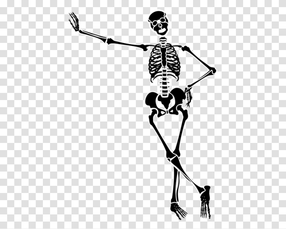 Collection Of Halloween Dancing Skeleton Clipart Skeleton Clipart, Bow Transparent Png