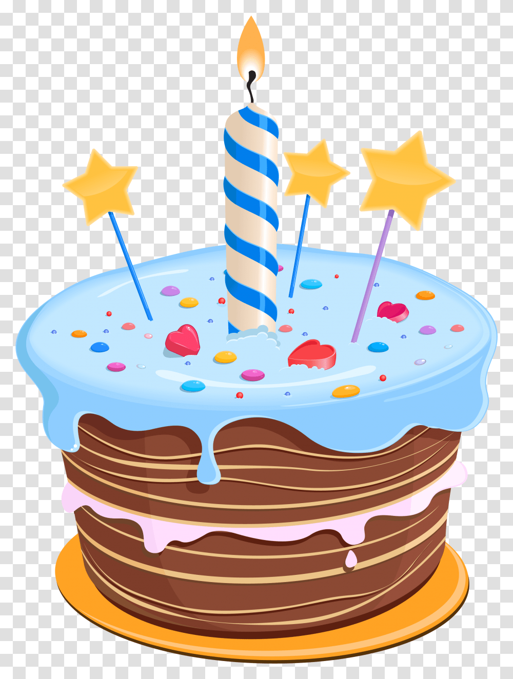 Collection Of Happy Birthday Cake Clipart, Dessert, Food, Sweets, Confectionery Transparent Png