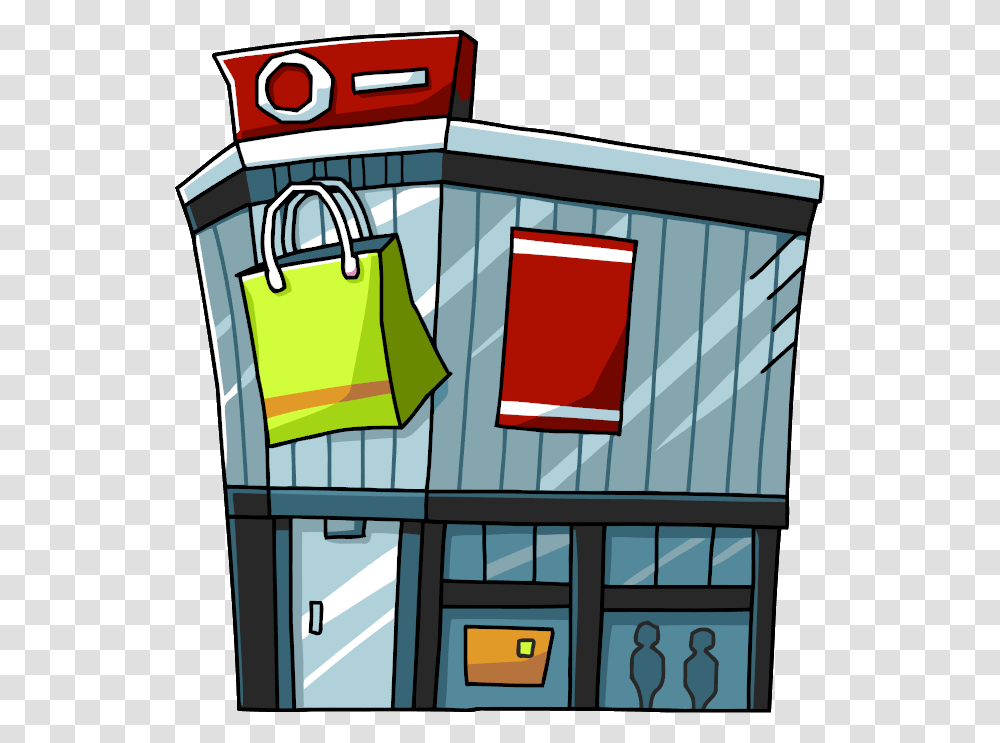 Collection Of High Department Store Cartoon, Building, Housing, Bag, Shopping Bag Transparent Png