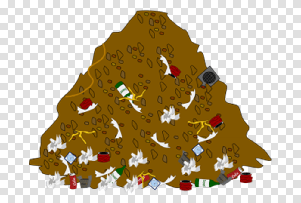 Collection Of High Pile Of Trash Clipart, Map, Diagram, Atlas, Plot Transparent Png