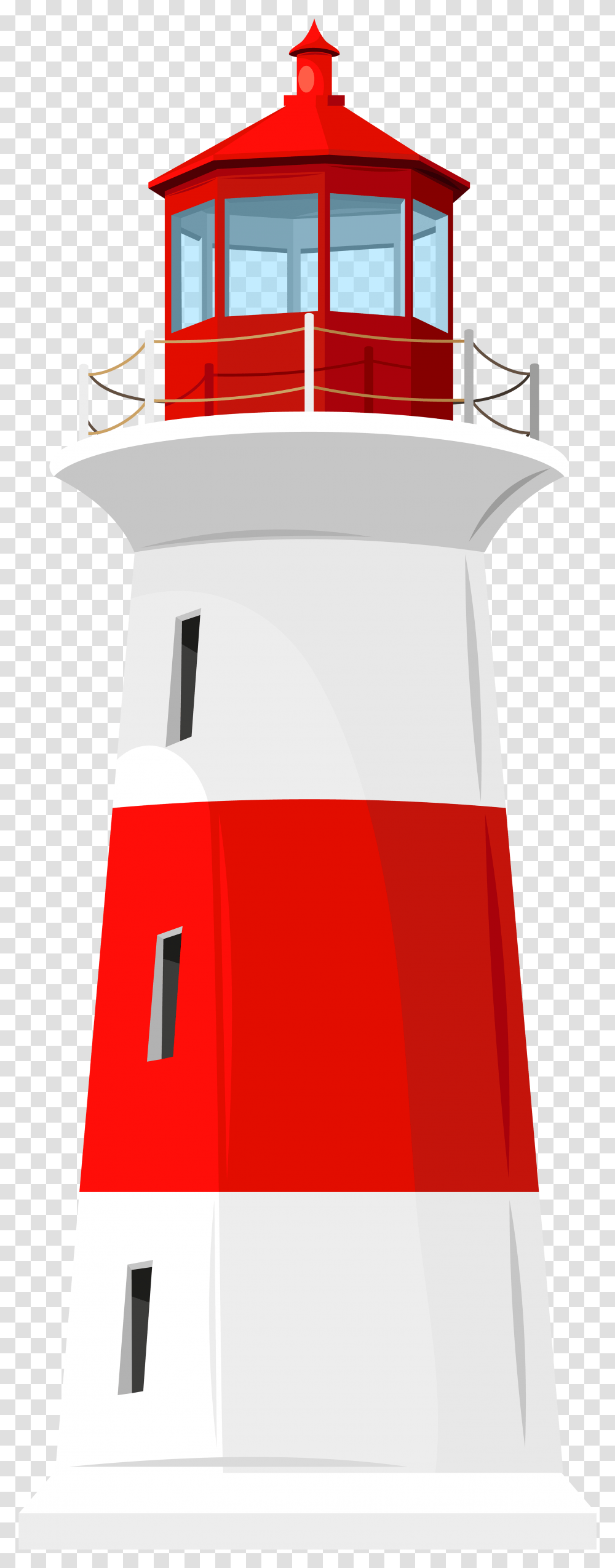 Collection Of Lighthouse Clipart Cartoon Lighthouse, Building, Mailbox, Architecture, Tower Transparent Png