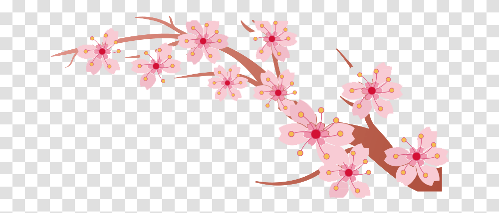 Collection Of Peach Blossom Images Cherry Blossom Clipart, Plant, Flower, Anther Transparent Png