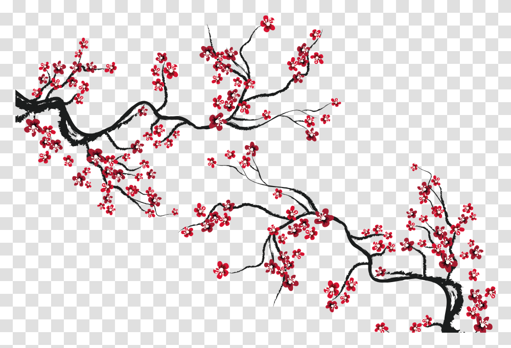 Collection Of Peach Blossom Images Cherry Blossom Japanese Flower, Graphics, Art, Paper, Pattern Transparent Png