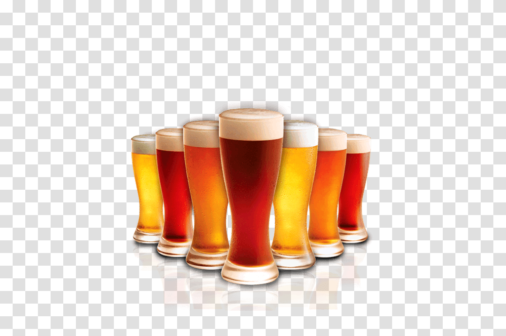 Collection Of Pints Beer, Glass, Beer Glass, Alcohol, Beverage Transparent Png