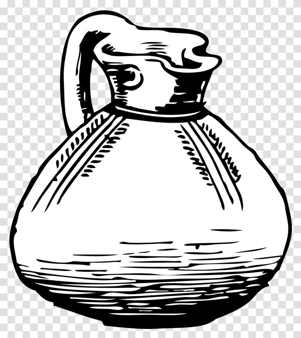 Collection Of Pitcher Clipart Black Pottery Clipart, Jar, Vase, Helmet, Clothing Transparent Png