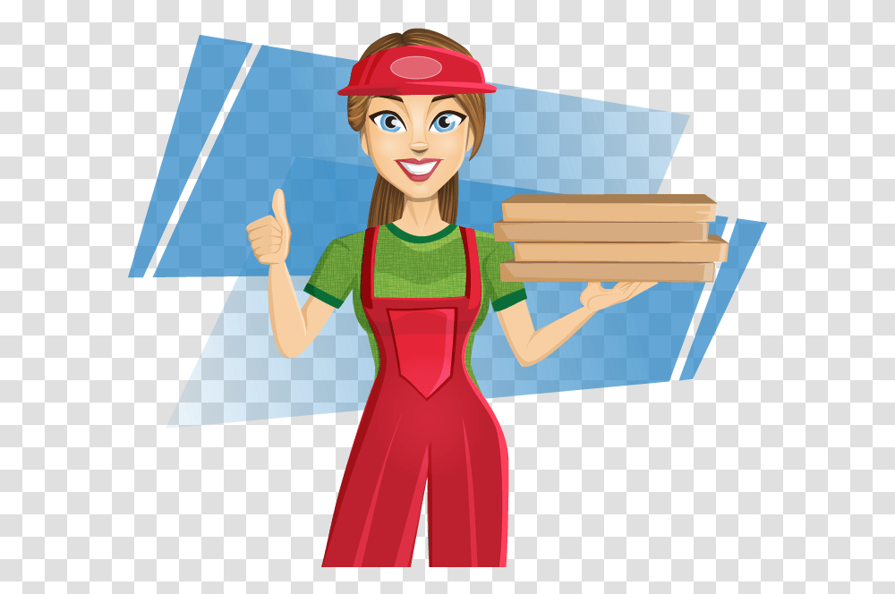 Collection Of Pizza Girl Civil Engineer Clipart, Person, Hand, Costume, People Transparent Png