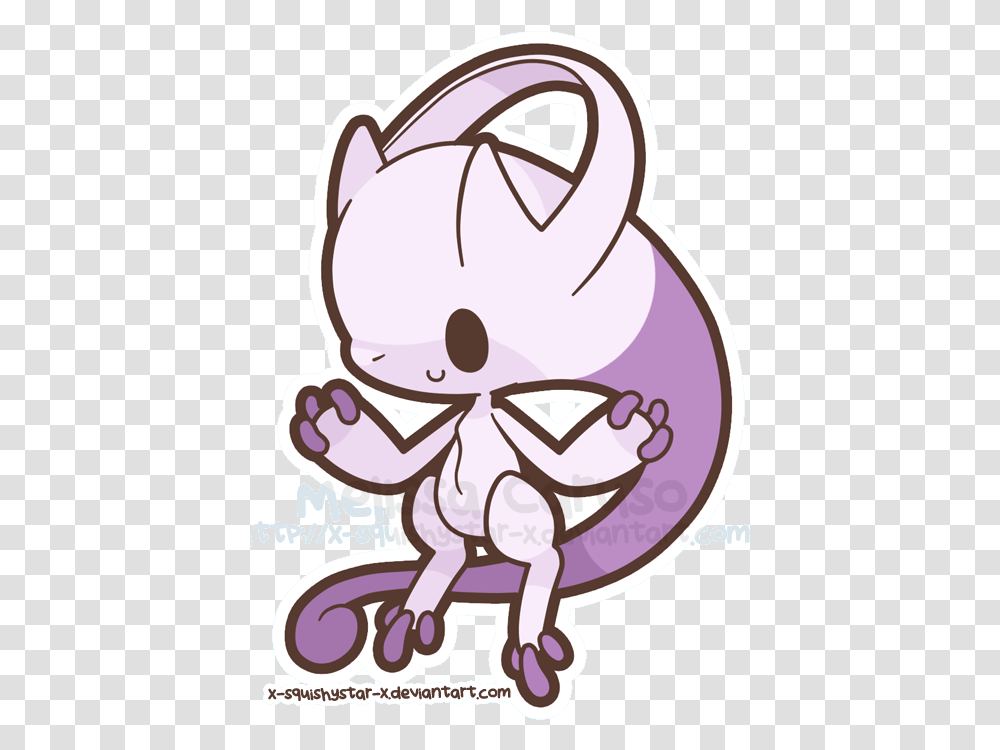 Collection Of Pokemon X And Y Drawings High Quality Free Mewtwo Kawaii, Doodle, Art, Label, Text Transparent Png
