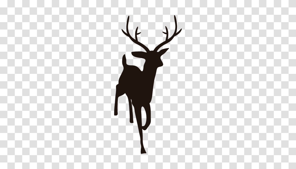 Collection Of Reindeer Silhouette Download Them And Try To Solve, Elk, Wildlife, Mammal, Animal Transparent Png