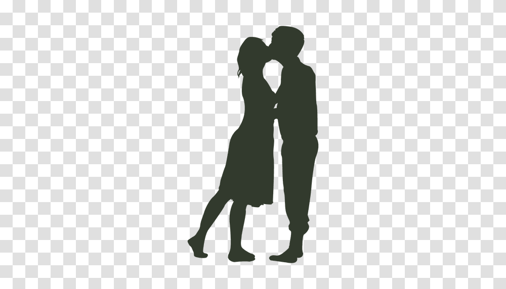 Collection Of Silhouette Of Couple Kissing Download Them And Try, Person, Hand, Holding Hands, Green Transparent Png