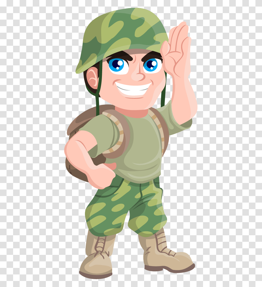 Collection Of Soldier Cartoon Soldier Clip Art, Military Uniform, Person, Human, Face Transparent Png