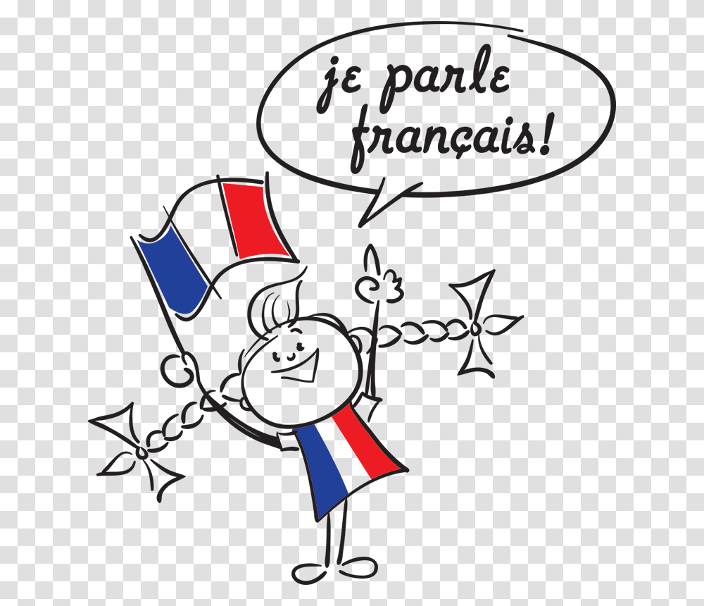 Collection Of Speaking Cartoon Person Speaking French, Face, Tie, Paper Transparent Png