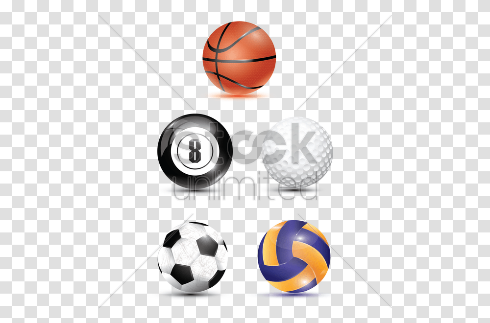 Collection Of Sports Balls Vector Image, Golf, Team Sport, Golf Club Transparent Png