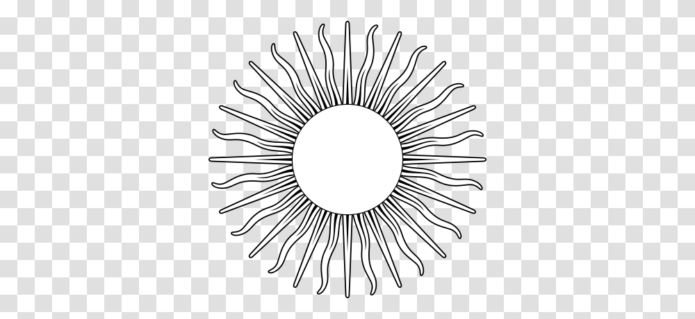 Collection Of Sun Line Drawing Download Them And Try To Solve, Stencil, Plant, Hand, Stain Transparent Png