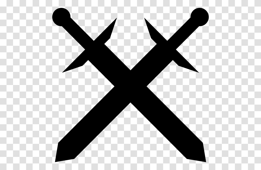 Collection Of Sword Clipart Background High, Weapon, Weaponry, Cross Transparent Png