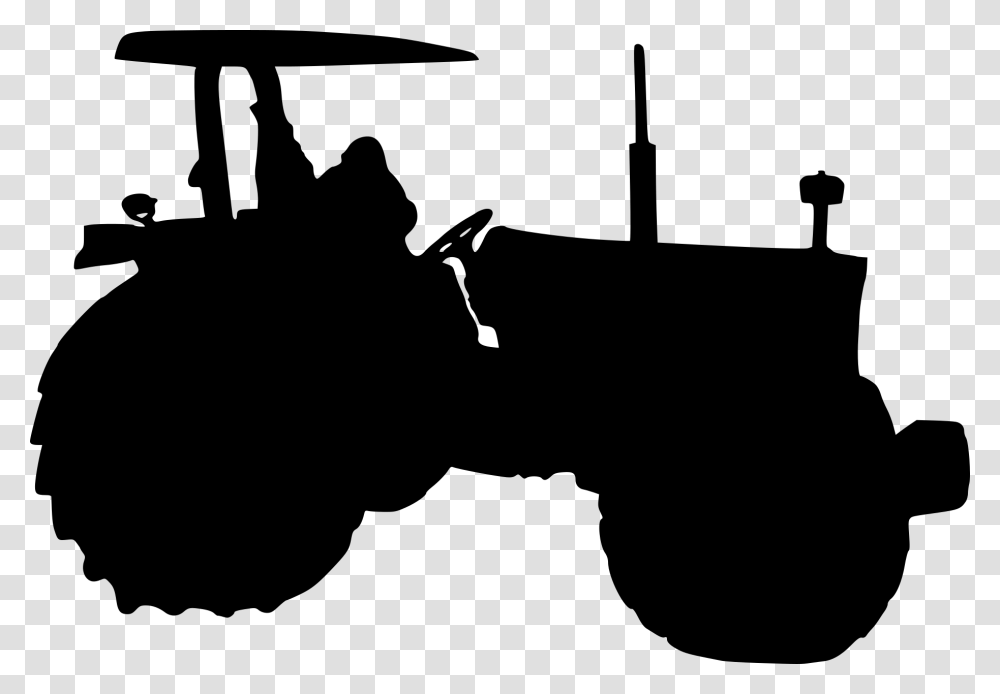Collection Of Tractor Silhouette Clip Art Free Download Them, Gray, World Of Warcraft Transparent Png