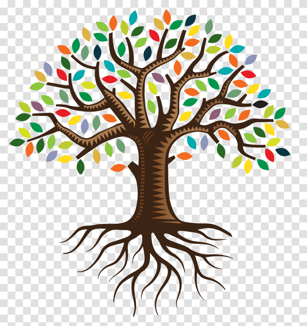 Collection Of Tree Family Tree Clipart, Root, Plant, Cross Transparent Png