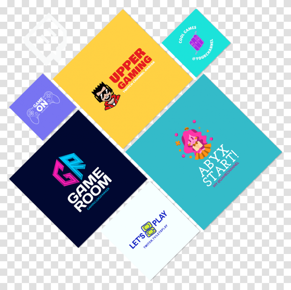Collection Of Twitch Clipart Logo, Text, Business Card, Paper Transparent Png