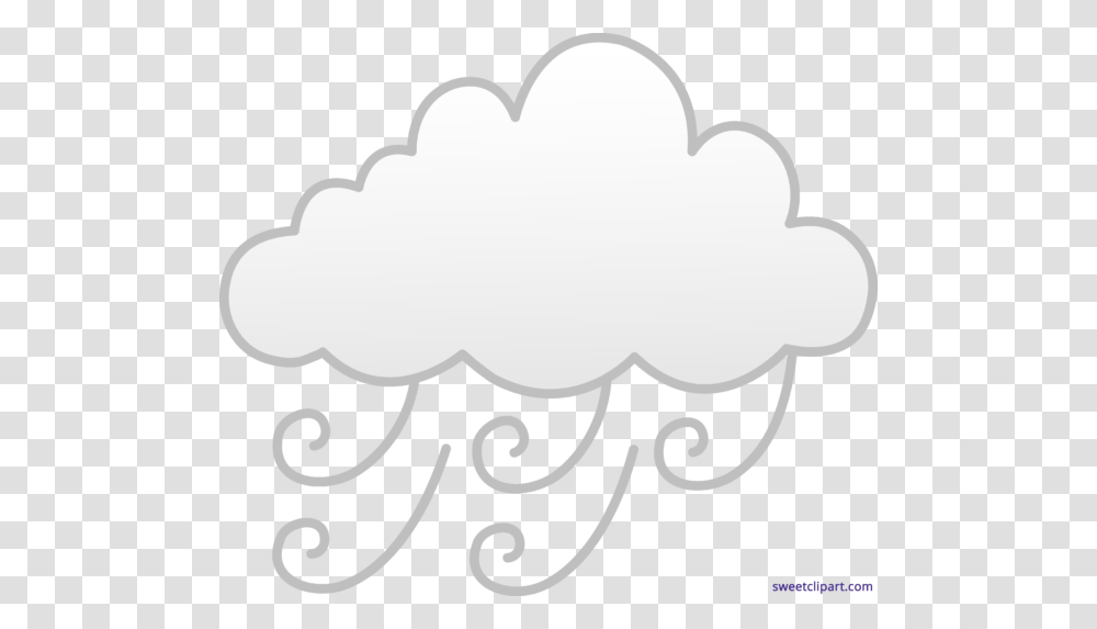 Collection Of Weather Windy Weather Symbol Clipart, Stencil Transparent Png