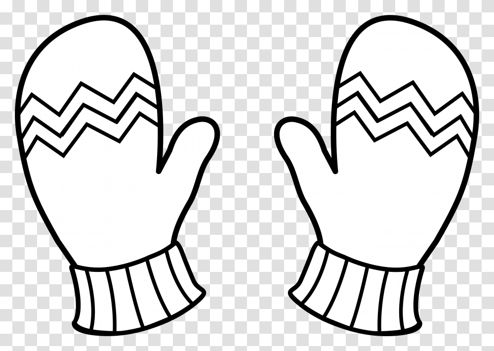 Collection Of Winter Mitten Clip Art, Stencil, Apparel, Hand Transparent Png