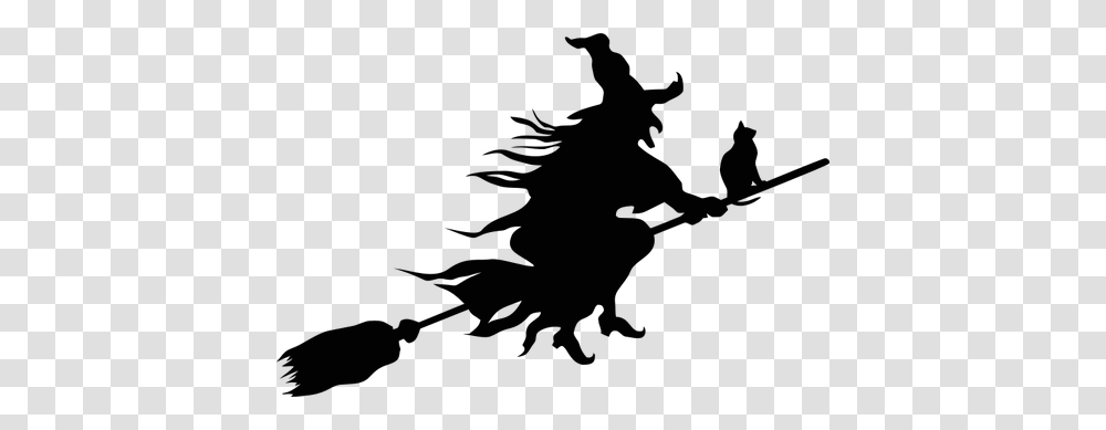 Collection Of Witch Clip Art Silhouette Download Them And Try, Nature, Outdoors, Outer Space, Astronomy Transparent Png