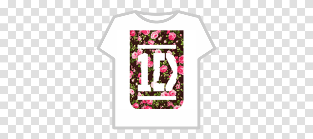 Collection One Direction Logo Tshirt Floral Roblox Fondos De Pantalla De One Direction, Number, Symbol, Text, Clothing Transparent Png