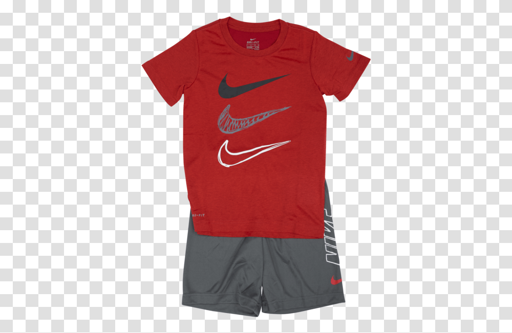 Collection Red Nike Logos, Clothing, Apparel, T-Shirt Transparent Png