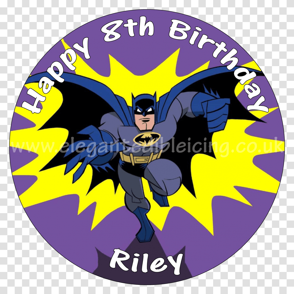 Collections Of Batman Cake Toppers Birthdays Batman, Symbol, Person, Human, Poster Transparent Png