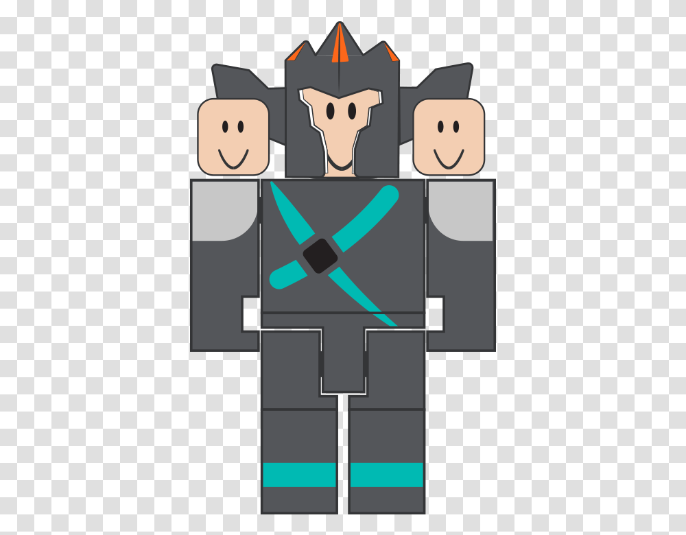 Collector's Guide Roblox Toys Blue Steel Warrior Roblox, Tie, Accessories, Cross Transparent Png