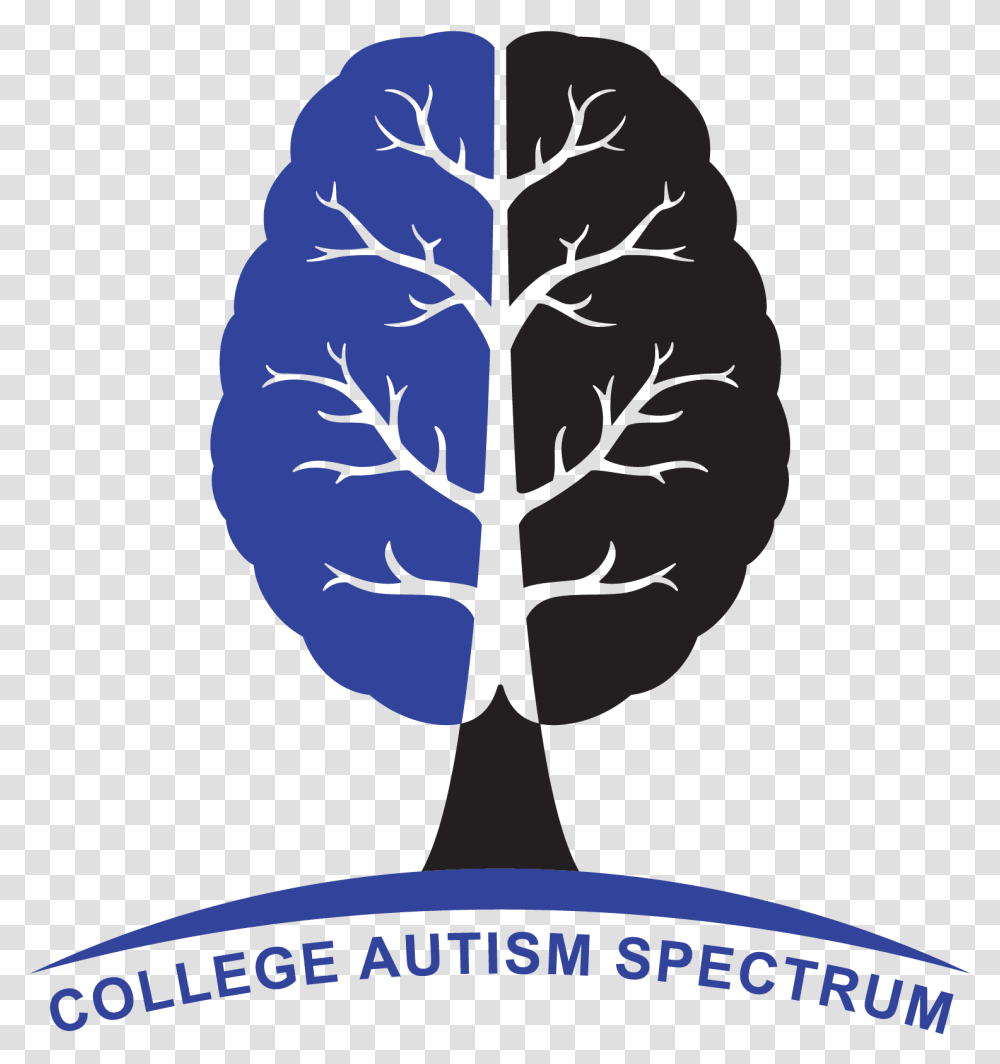 College Autism Spectrum Logo Illustration, Tree, Plant, Silhouette, Advertisement Transparent Png