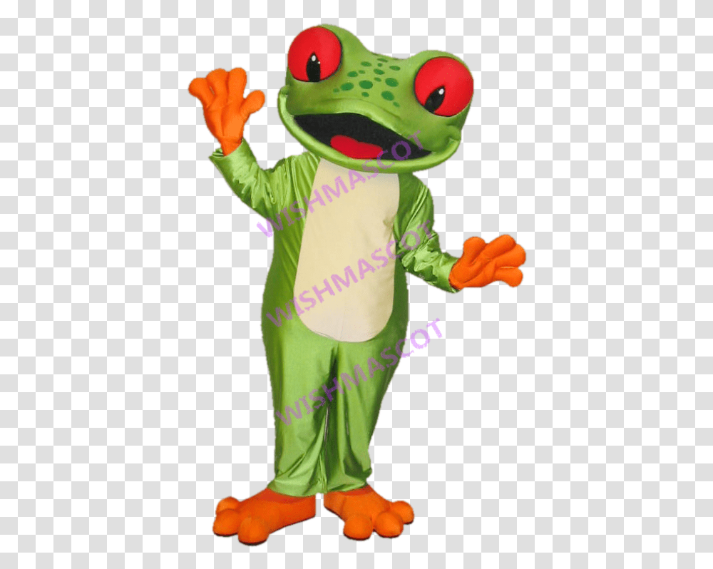 College Boreal Tree Frog Mascot Costume True Frog, Person, Human Transparent Png