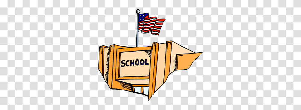 College Clipart, Flag, American Flag Transparent Png