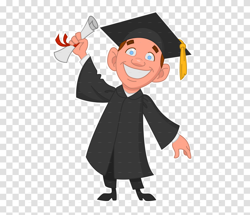 College Graduation Clipart Graduating Student Clipart, Person, Human, Hand, Poster Transparent Png