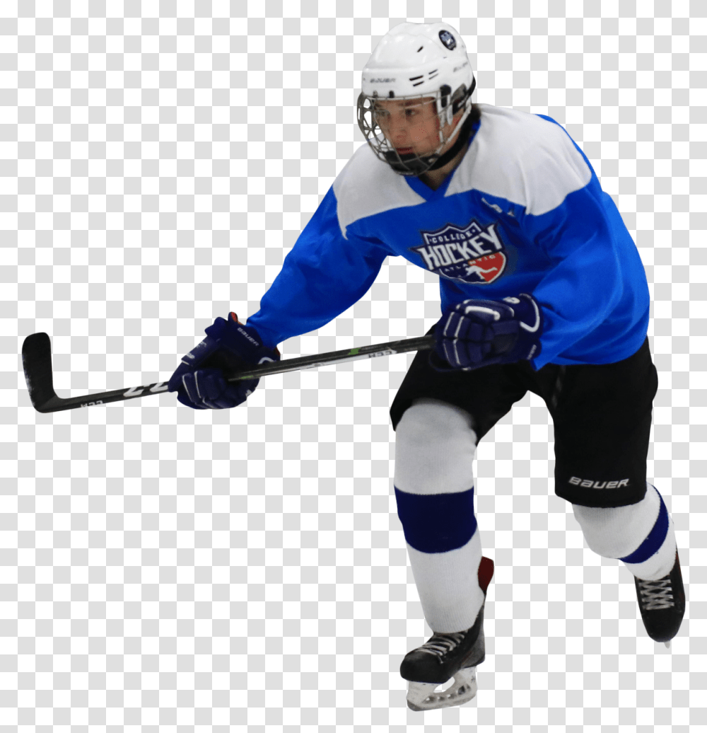 College Ice Hockey, Helmet, Person, People Transparent Png