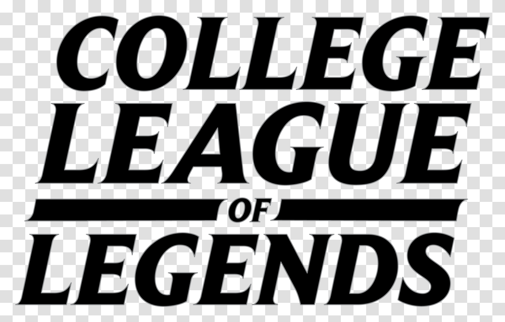 College League Of Legends Logo, Alphabet, Number Transparent Png