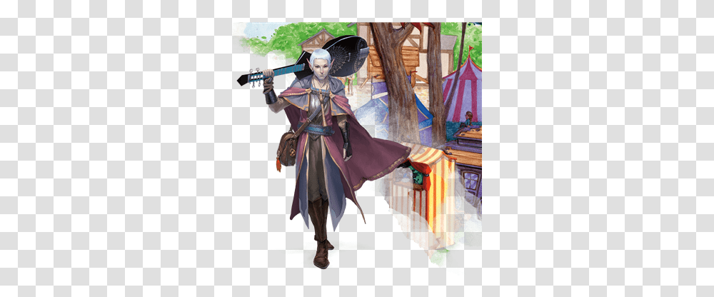 College Of Lore Dungeons And Dragons Bard, Person, Costume, Crowd, Carnival Transparent Png