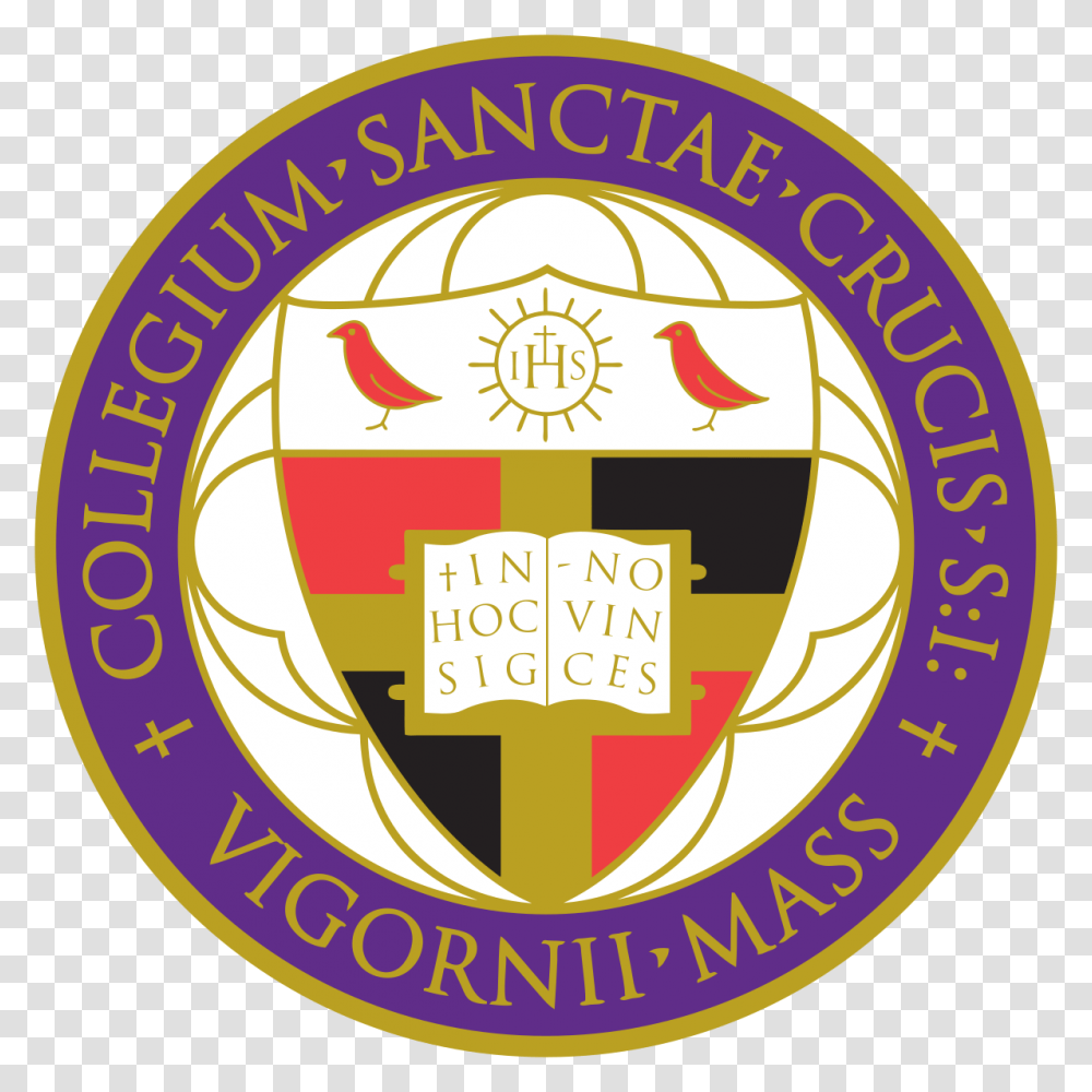 College Of The Holy Cross, Logo, Trademark, Badge Transparent Png