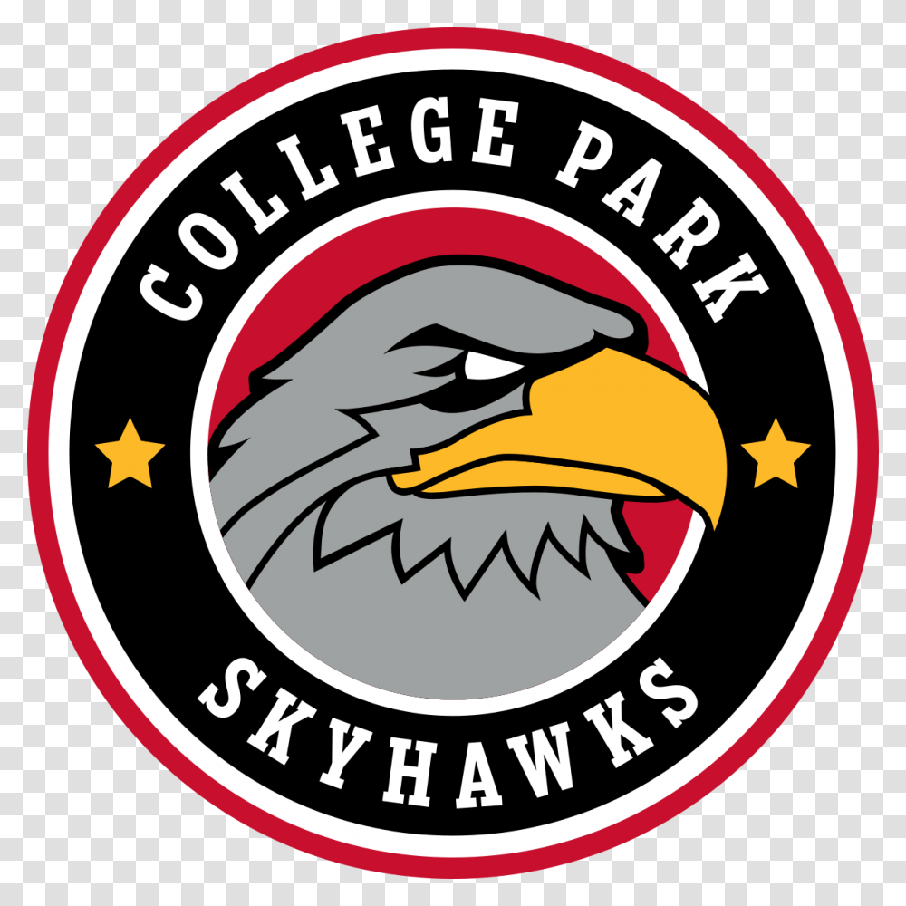 College Park Skyhawks Logo, Trademark, Emblem, Label Transparent Png