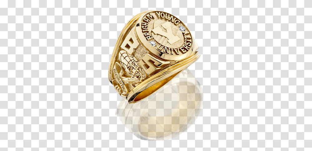 College Rings For Brigham Young University By Herff Jones Solid, Gold, Accessories, Accessory, Jewelry Transparent Png