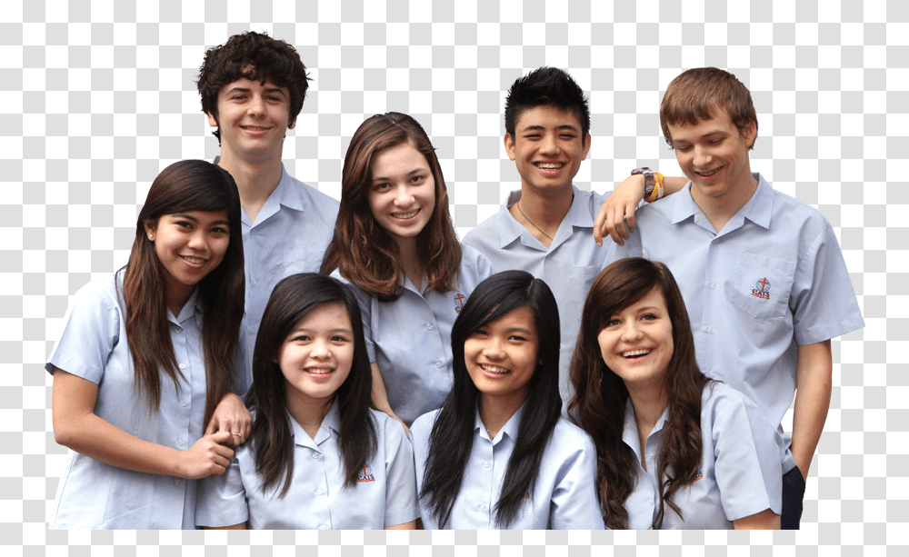 College Student In Group, Person, Female, People, Girl Transparent Png