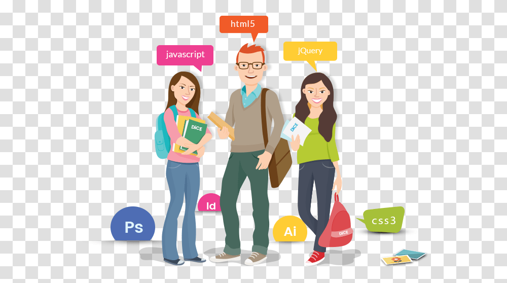 College Student Vector, Person, People, Standing, Female Transparent Png